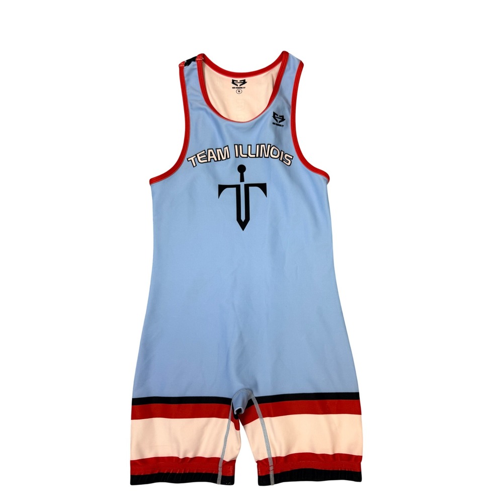 Go Earn It Team Illinois IESA Titans Wrestling Singlet Youth Large